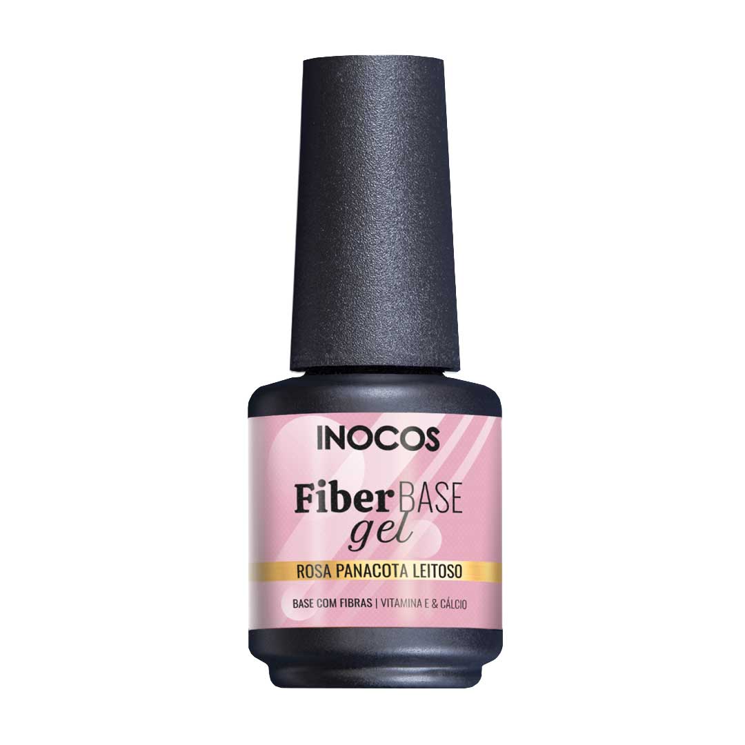 Inocos fiber base gel rosa panacota leitoso