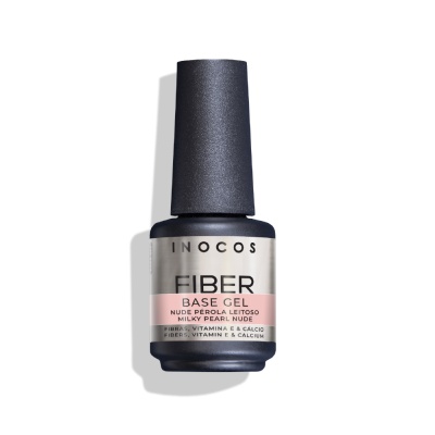 Inocos fiber base gel nude pérola leitoso