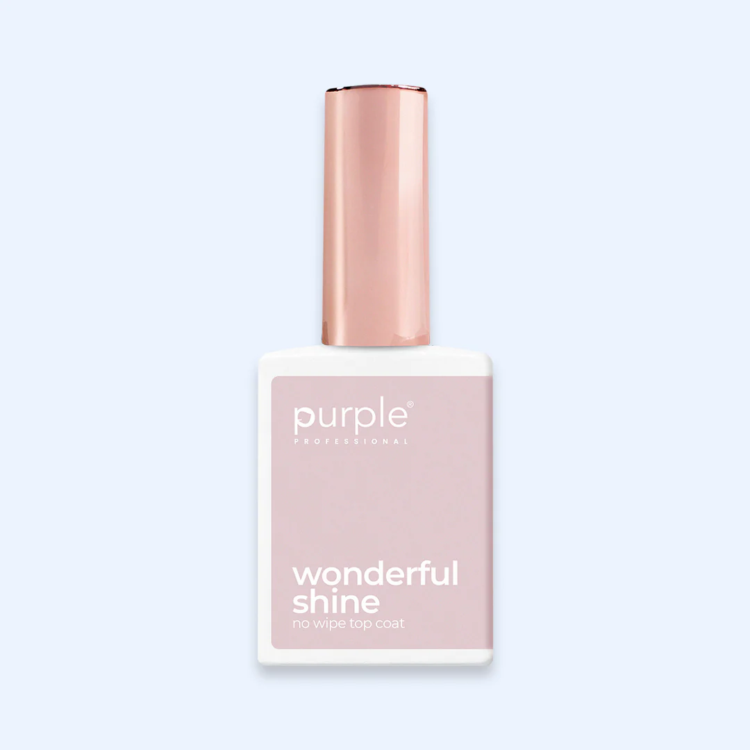 Wonderful shine top coat Purple 15ml