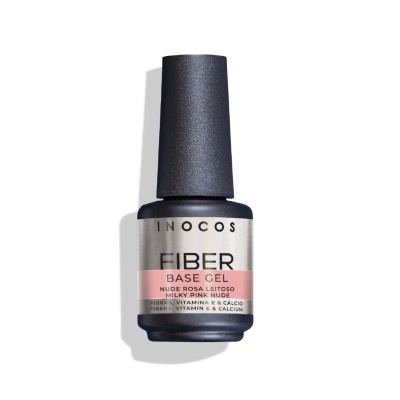 Inocos fiber base gel nude rosa leitoso