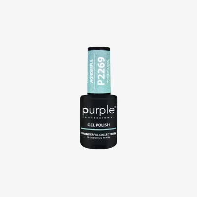Gel polish wonderful pearl 10ml P2269 Purple