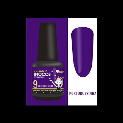 VERNIZ GEL INOCOS 9 PORTUGUESINHA