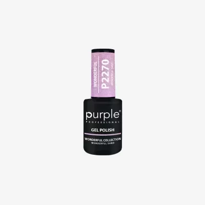 Gel polish wonderful sand 10ml  P2270 Purple