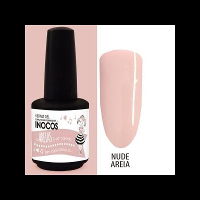 Inocos verniz gel Nude Areia