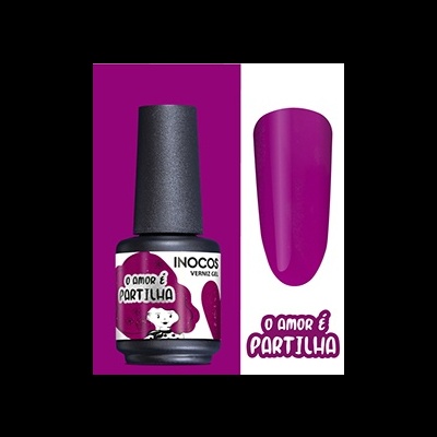 VERNIZ GEL INOCOS O AMOR É PARTILHA