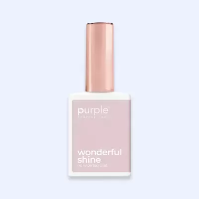 Wonderful shine top coat Purple 15ml