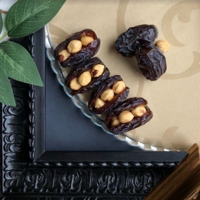 Tâmara recheada com Avelã (100 gr.)