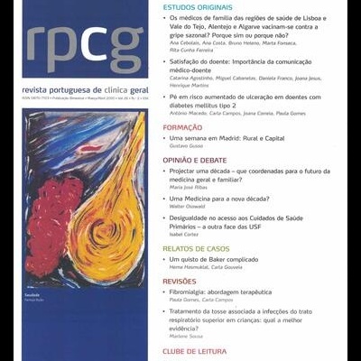 RPCG - Revista Portuguesa de Clínica Geral - Vol. 26 - N.º 2 - Março/Abril 2010