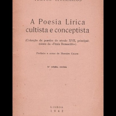 A Poesia Lírica Cultista e Conceptista