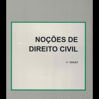 Noções de Direito Civil | de Mário Júlio de Almeida Costa
