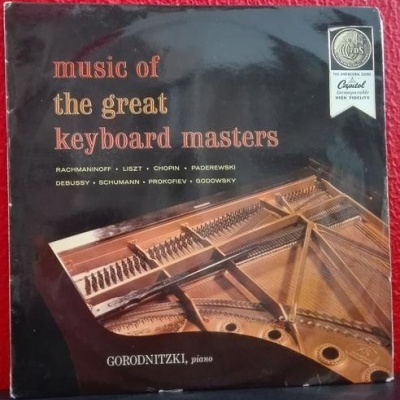 Sascha Gorodnitzki | Music Of The Great Keyboard Masters [LP]