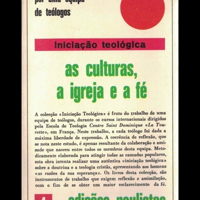 As Culturas, a Igreja e a Fé