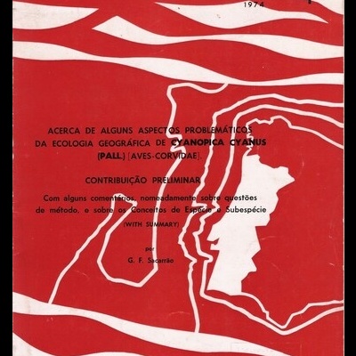 Acerca de Alguns Aspectos Problemáticos da Ecologia Geográfica de Cyanopica Cyanus | de G. F. Sacarrão