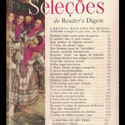 Seleções do Reader's Digest - Tomo XXII - N.º 128 - Setembro de 1952