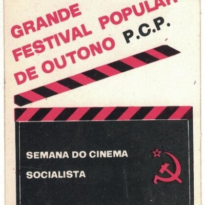 Autocolante - Grande Festival Popular de Outono P.C.P. - Semana do Cinema Socialista