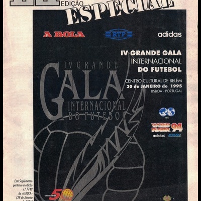 A Bola - Edição Especial - 29 de Janeiro de 1995