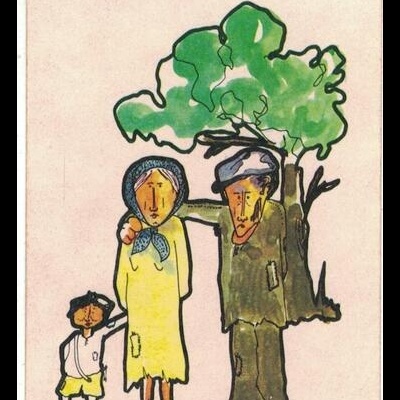 Autocolante - O Povo Vivia Triste e na Miséria