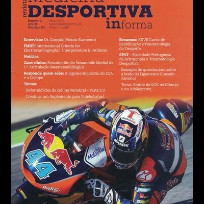Revista de Medicina Desportiva informa - Ano 8 - N.º 3 - Maio 2017
