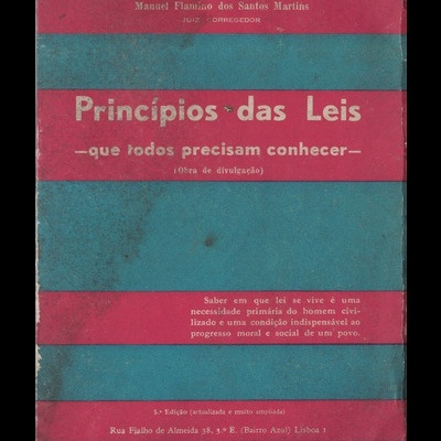 Princípios das Leis que Todos Precisam Conhecer | de Manuel Flamino dos Santos Martins