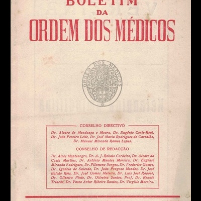Boletim da Ordem dos Médicos - Vol. XI - N.º 8 - Agosto 1962