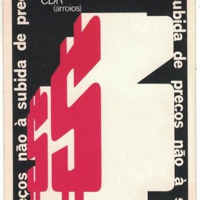 Autocolante - CDR (Arroios) - Não à Subida de Preços