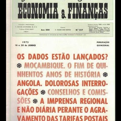 Jornal Português de Economia e Finanças - Ano XXII - N.º 337 - 16 a 30 de Junho de 1975