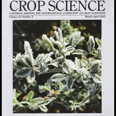 Crop Science - Volume 43 - Number 2 - March/April 2003