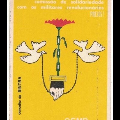 Autocolante - CSMR Conselho de Sintra - Comissão de Solidariedade com os Militares Revolucionários Presos!