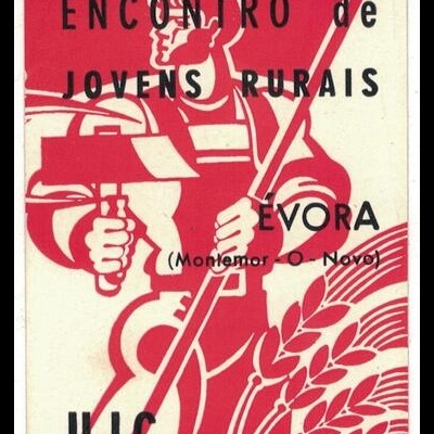 Autocolante - UJC - Encontra de Jovens Rurais - Évora (Montemor-o-Novo)