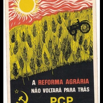 Autocolante - PCP - A Reforma Agrária Não Voltará Para Trás