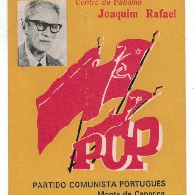Autocolante - Centro de Trabalho Joaquim Rafael - Partido Comunista Português Monte de Caparica