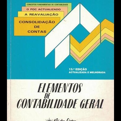 Elementos de Contabilidade Geral | de António Borges, Azevedo Rodrigues e Rogério Rodrigues