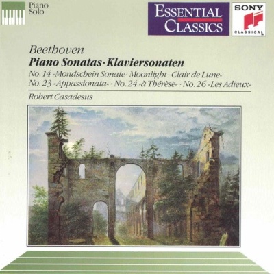 Beethoven / Robert Casadesus | "Moonlight" Sonata", "Les Adieux", "Appassionata" [CD]