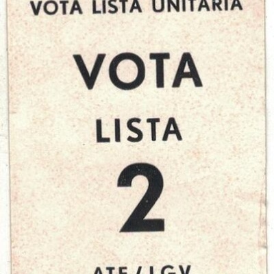 Autocolante - Frente Eleitoral Povo Unido