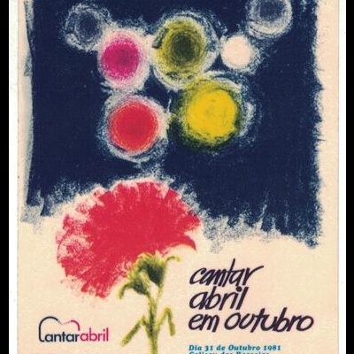 Autocolante - Cantar Abril em Outubro - Dia 31 de Outubro de 1981 - Coliseu dos Recreios