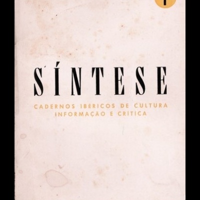 Síntese - Edição Portuguesa - N.º 1
