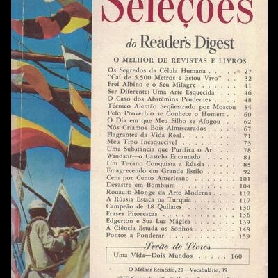 Seleções do Reader's Digest - Tomo XXXIV - N.º 201 - Outubro de 1958