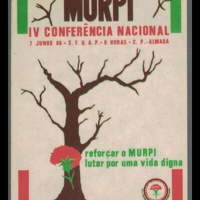 Autocolante - MURPI - IV Conferência Nacional