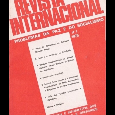 Revista Internacional - Ano II - N.º 1 - Janeiro 1975
