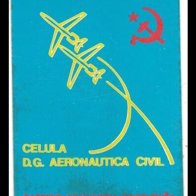 Autocolante - Célula D. G. Aeronáutica Civil Partido Comunista Português