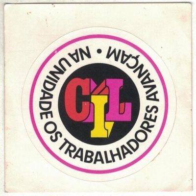 Autocolante - CIL - Na Unidade os Trabalhadores Avançam