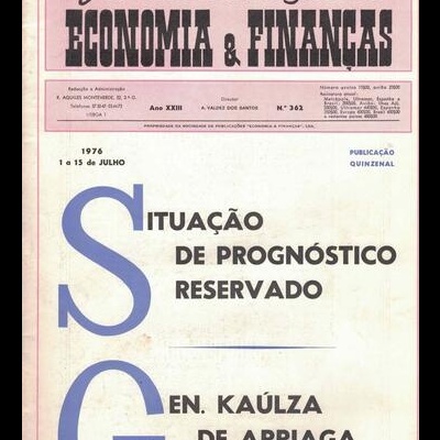 Jornal Português de Economia e Finanças - Ano XXIII - N.º 362 - 1 a 15 de Julho de 1976