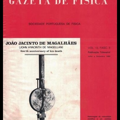 Gazeta de Física - Vol. 13, Fasc. 3 - Julho a Setembro 1990