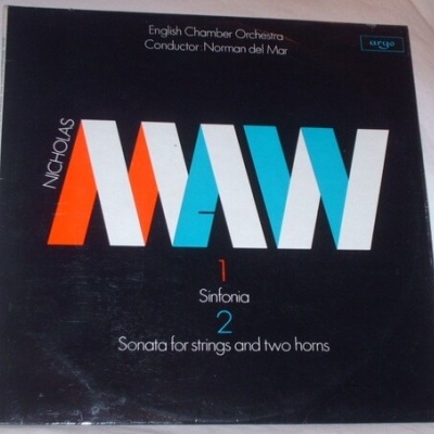 Nicholas Maw, English Chamber Orchestra e Norman del Mar | Sinfonia / Sonata For Strings And Two Horns [LP]