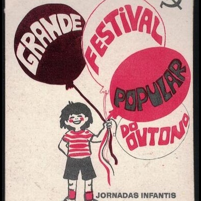 Autocolante - Partido Comunista Português - Grande Festival Popular do Outono - Jornadas Infantis