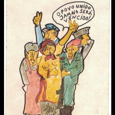 Autocolante - O Povo Uniu-se com o Movimento das Forças Armadas