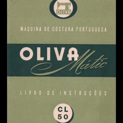 Máquina de Costura Portuguesa OlivaMátic CL 50 - Livro de Instruções