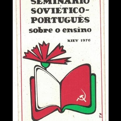 Autocolante - Seminário Soviético-Português sobre o Ensino - Kiev 1976