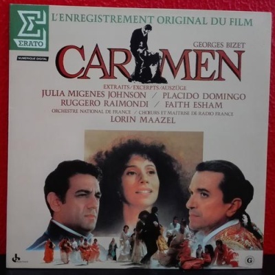 Georges Bizet, Julia Migenes Johnson, Placido Domingo, Ruggero Raimondi, Faith Esham, Lorin Maazel, Orchestre National De France, Chœurs Et Maîtrise De Radio France | Carmen (Extraits) [LP]