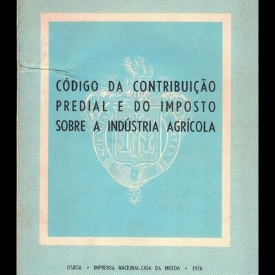 Código da Contribuição Predial e do Imposto sobre a Indústria Agrícola
